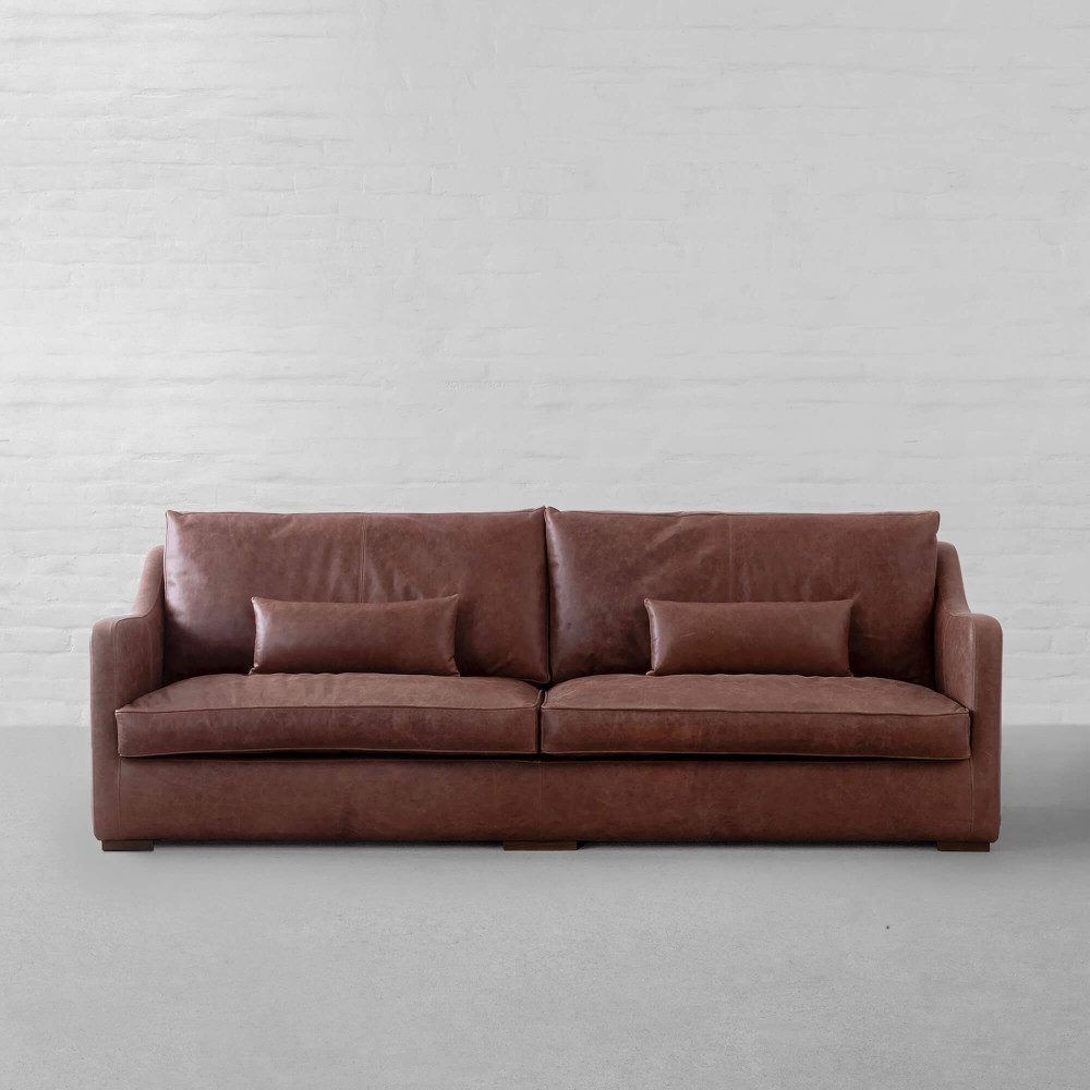 Munnar Leather Sofa