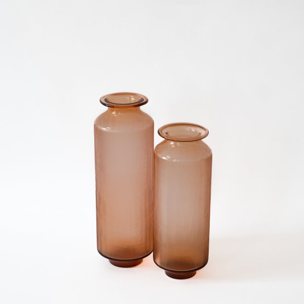 Nebula Glass Vase - Copper