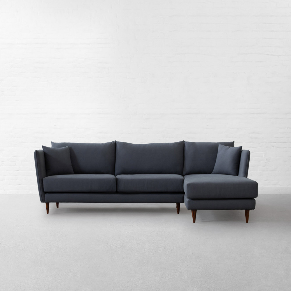 Norway Fabric Large Sectional Sofa With Chaise