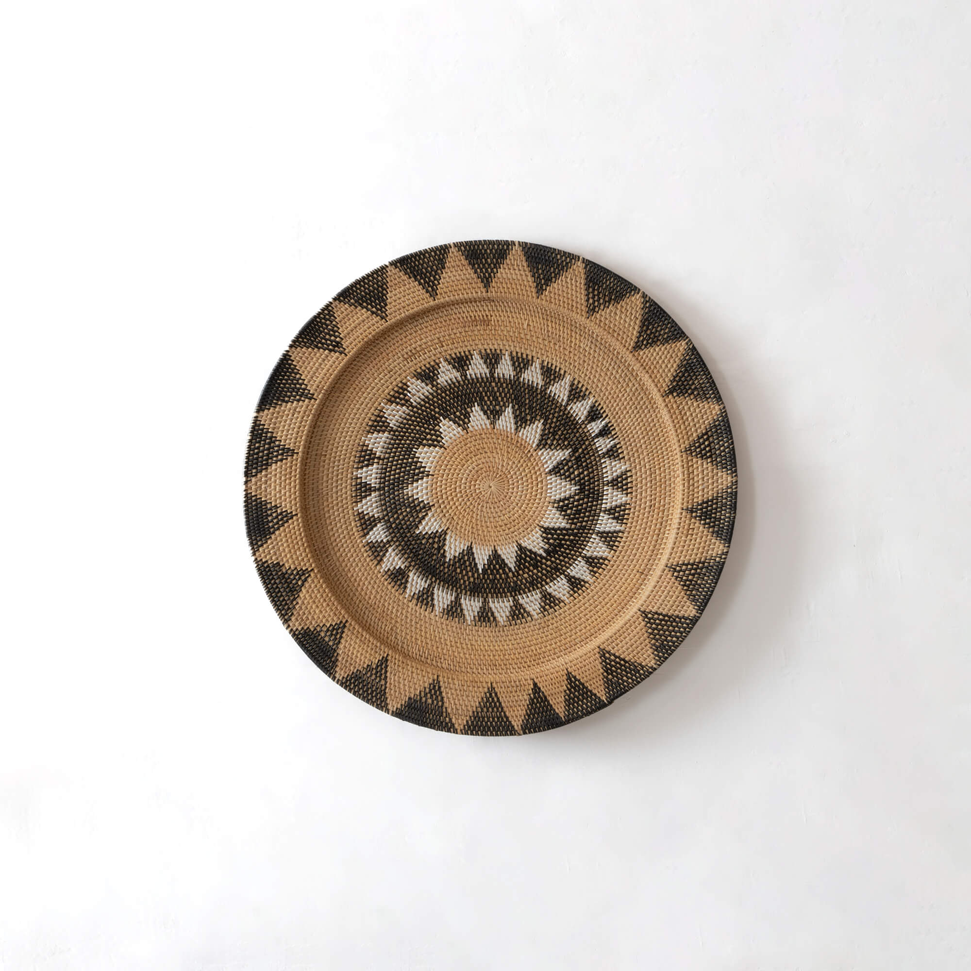 ONE WORLD HANDWOVEN RATTAN WALL DECOR
