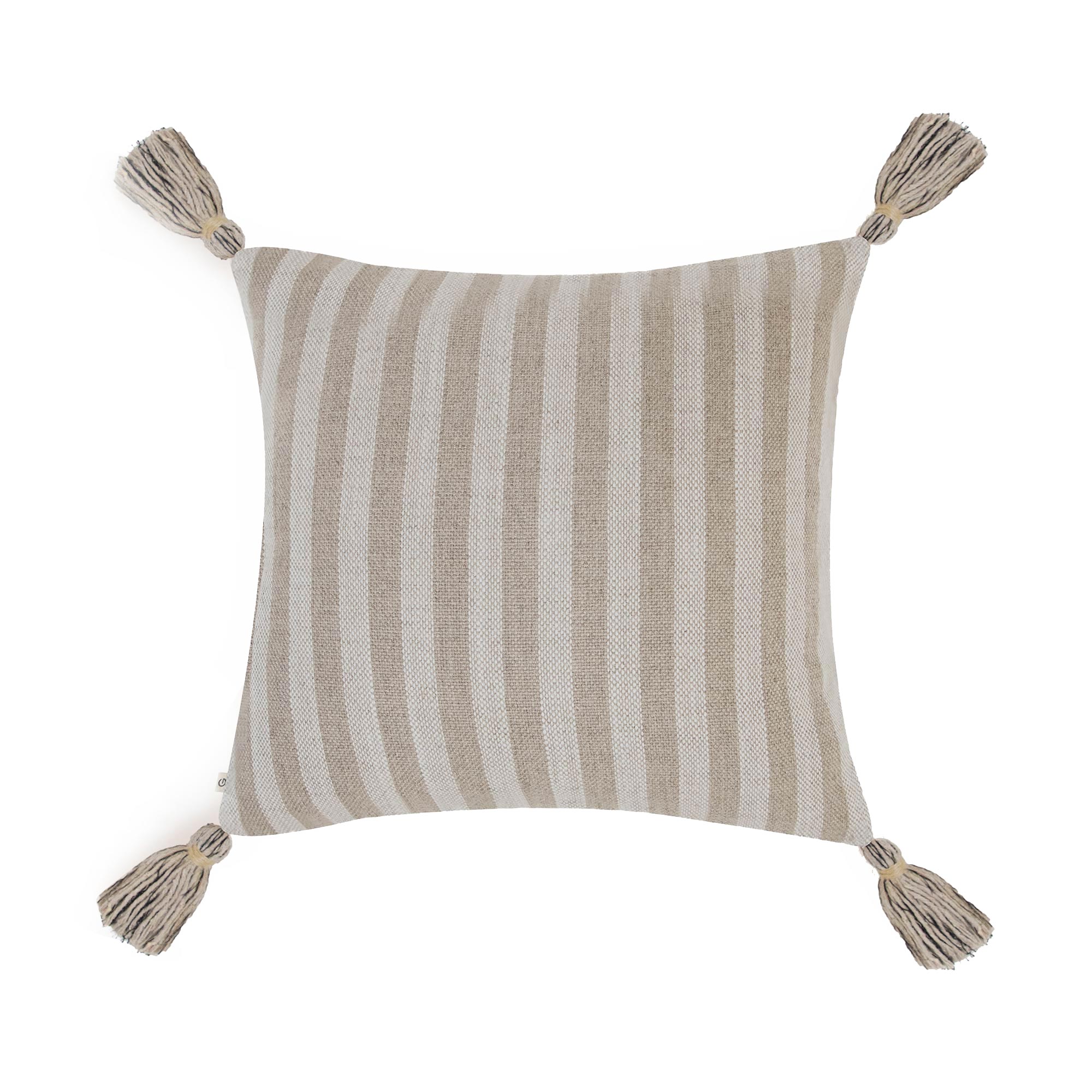 ORAANG HANDWOVEN STRIPE CUSHION COVER-EARTH