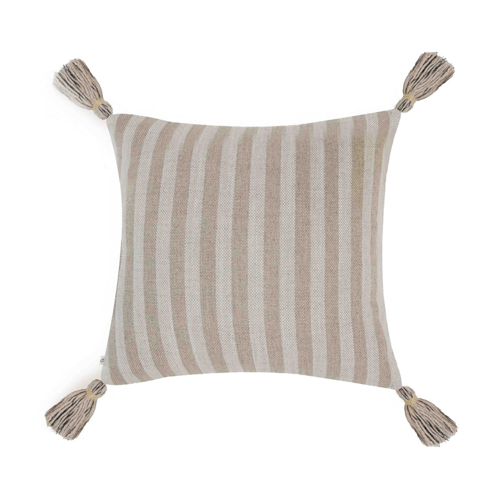 Oraang Handwoven Stripe Cushion Cover - Earth