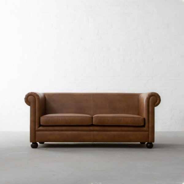 Oxford Chesterfield Faux Leather Sofa, Faux Leather Chesterfield Sofa