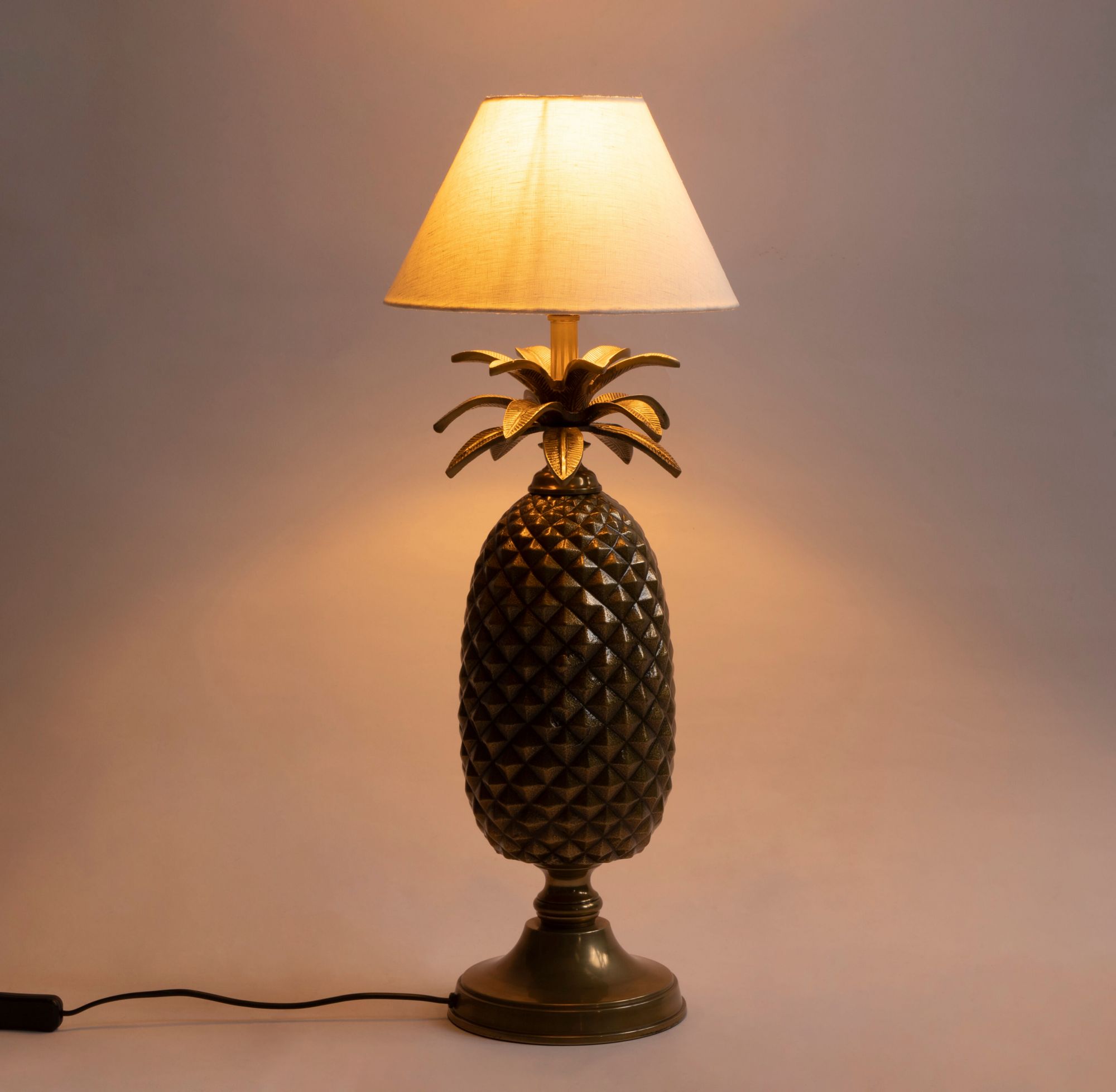 Ananas Lamp Stand - Antique Brass