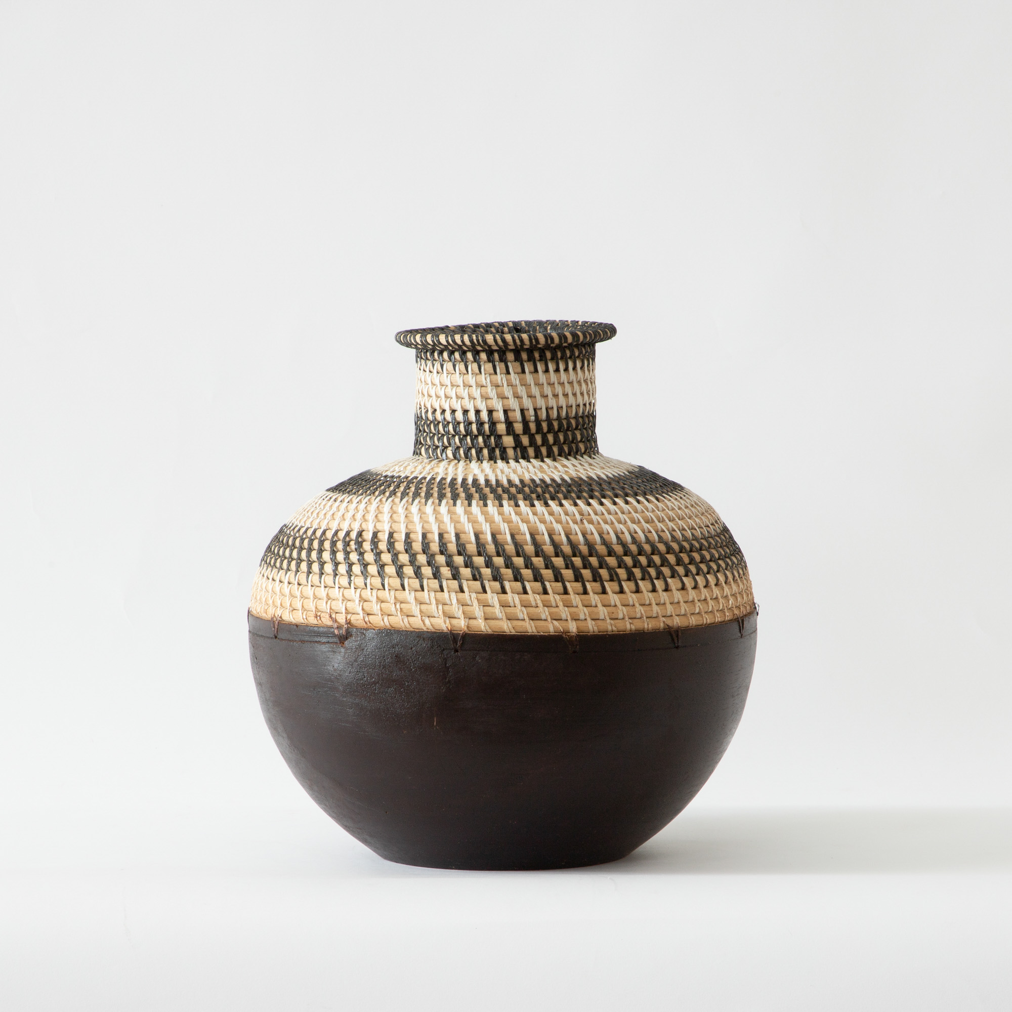 MALAY OLD-FASHIONED DECORATIVE JUG EBONY