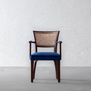Prague Rattan Dining Chair - With Arms