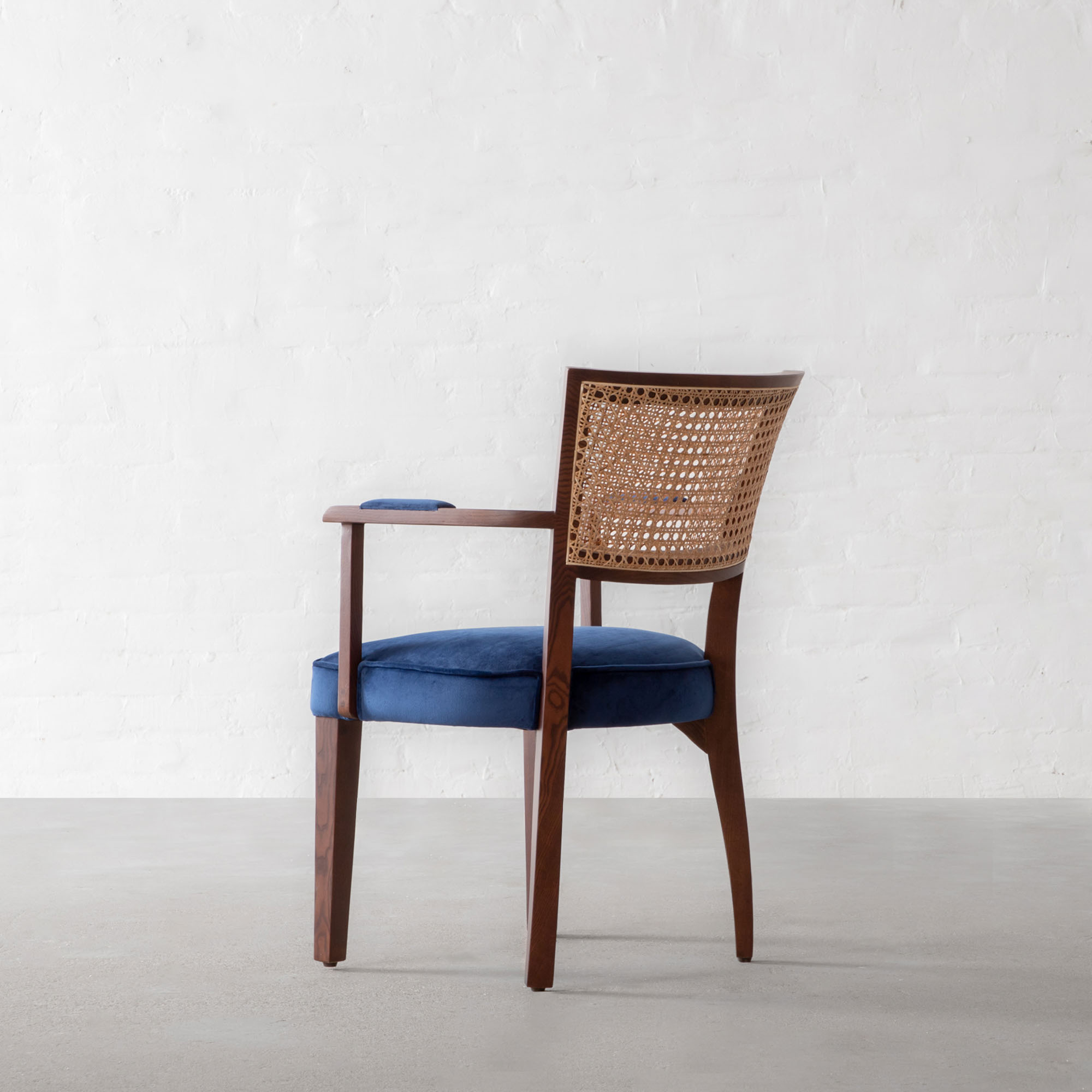 Prague Rattan Dining Chair - With Arms