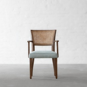 Prague Rattan Dining Chair - With Arms
