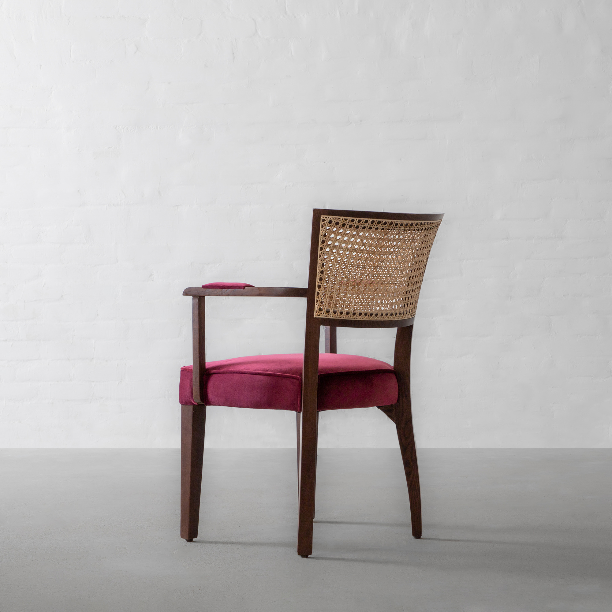 Prague Rattan Dining Chair - With Arms