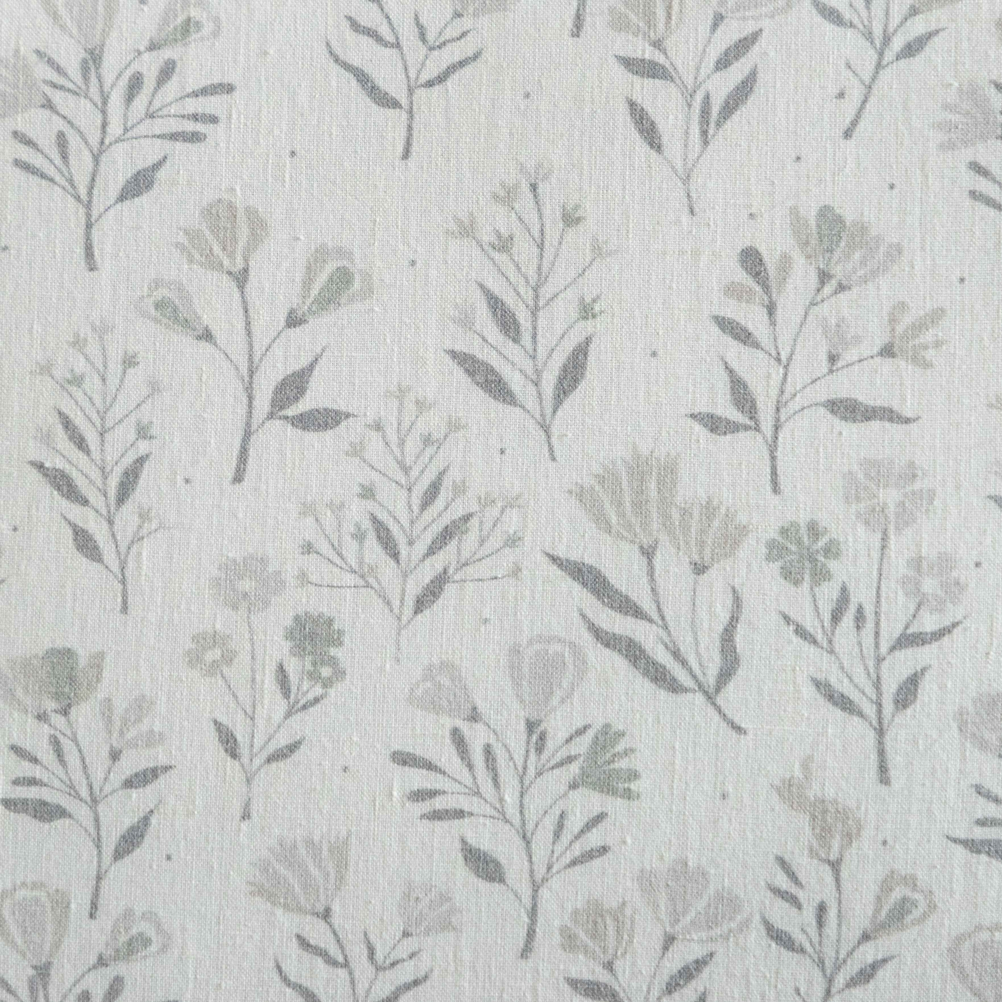 PRINCESS MARGERET'S FLOWER GARDEN-GREY (FABRIC SWATCH)