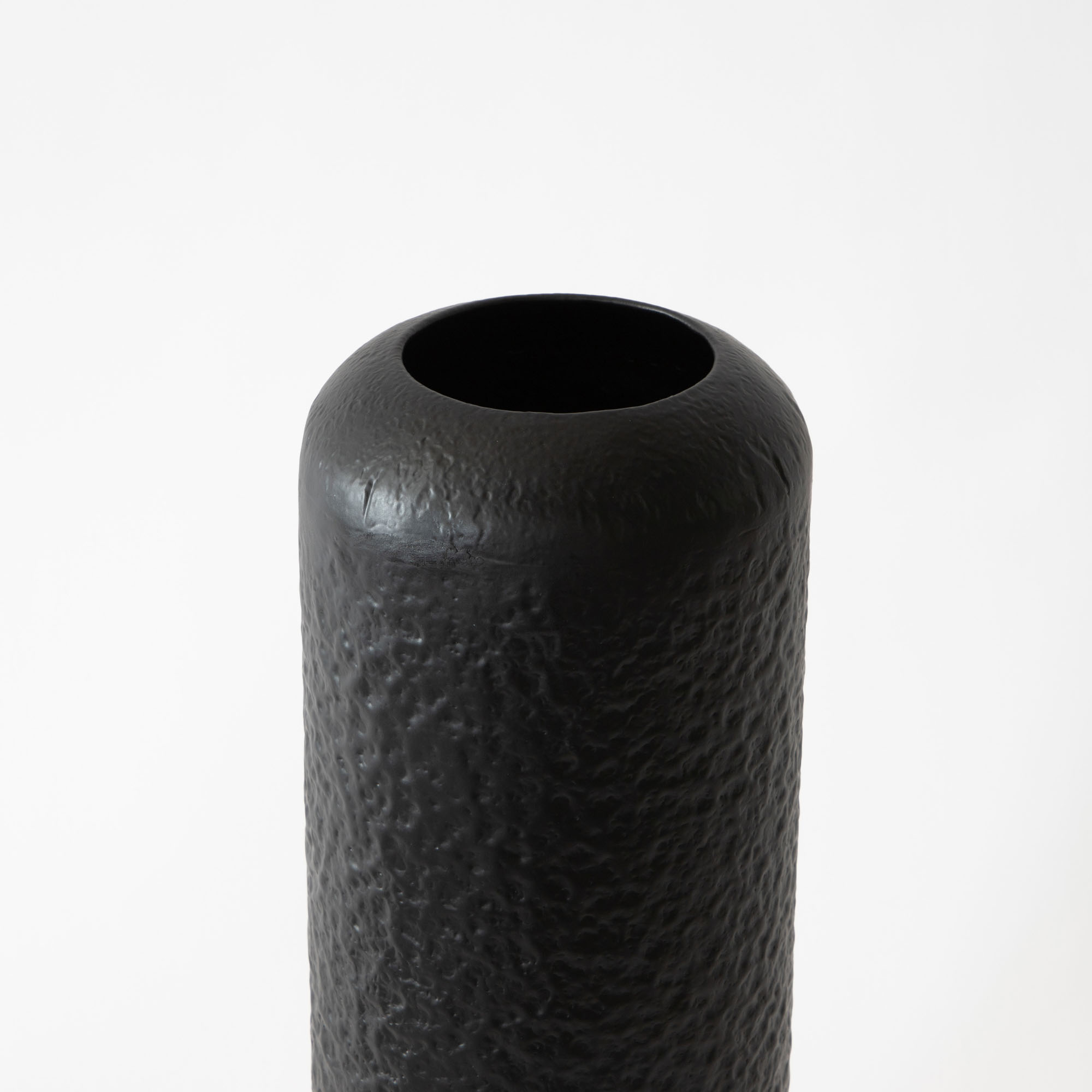 Proto Hammered Iron Vase