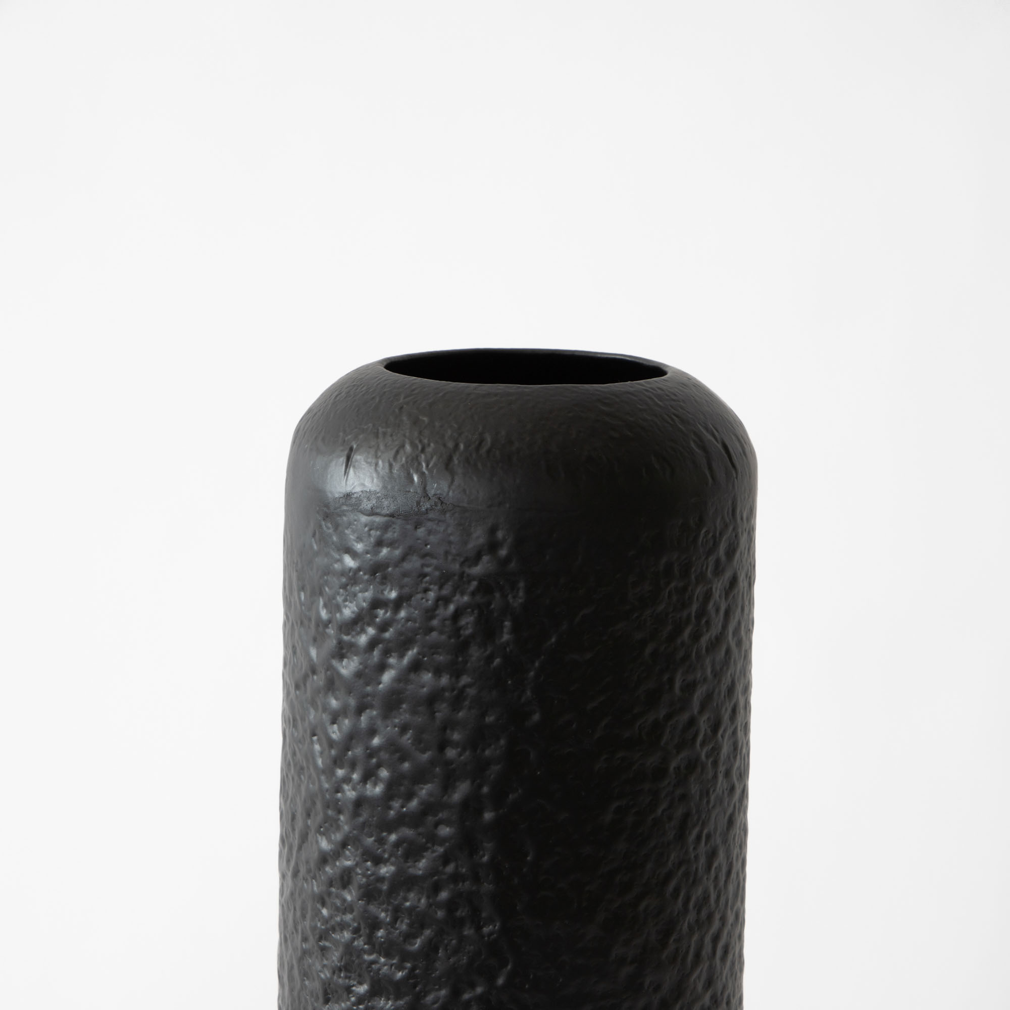 Proto Hammered Iron Vase