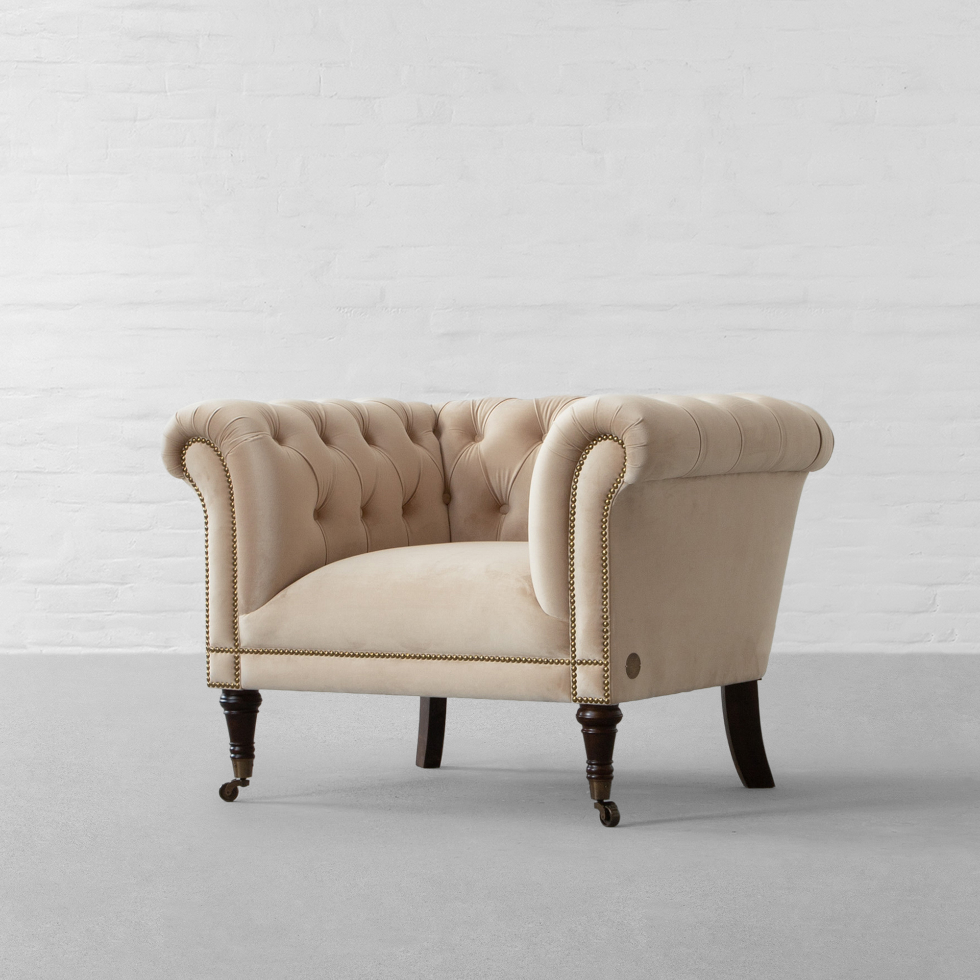 Cream hotsell chesterfield chair