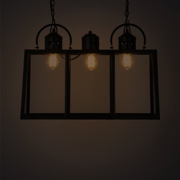 Rome Lantern Chandelier - Bronze