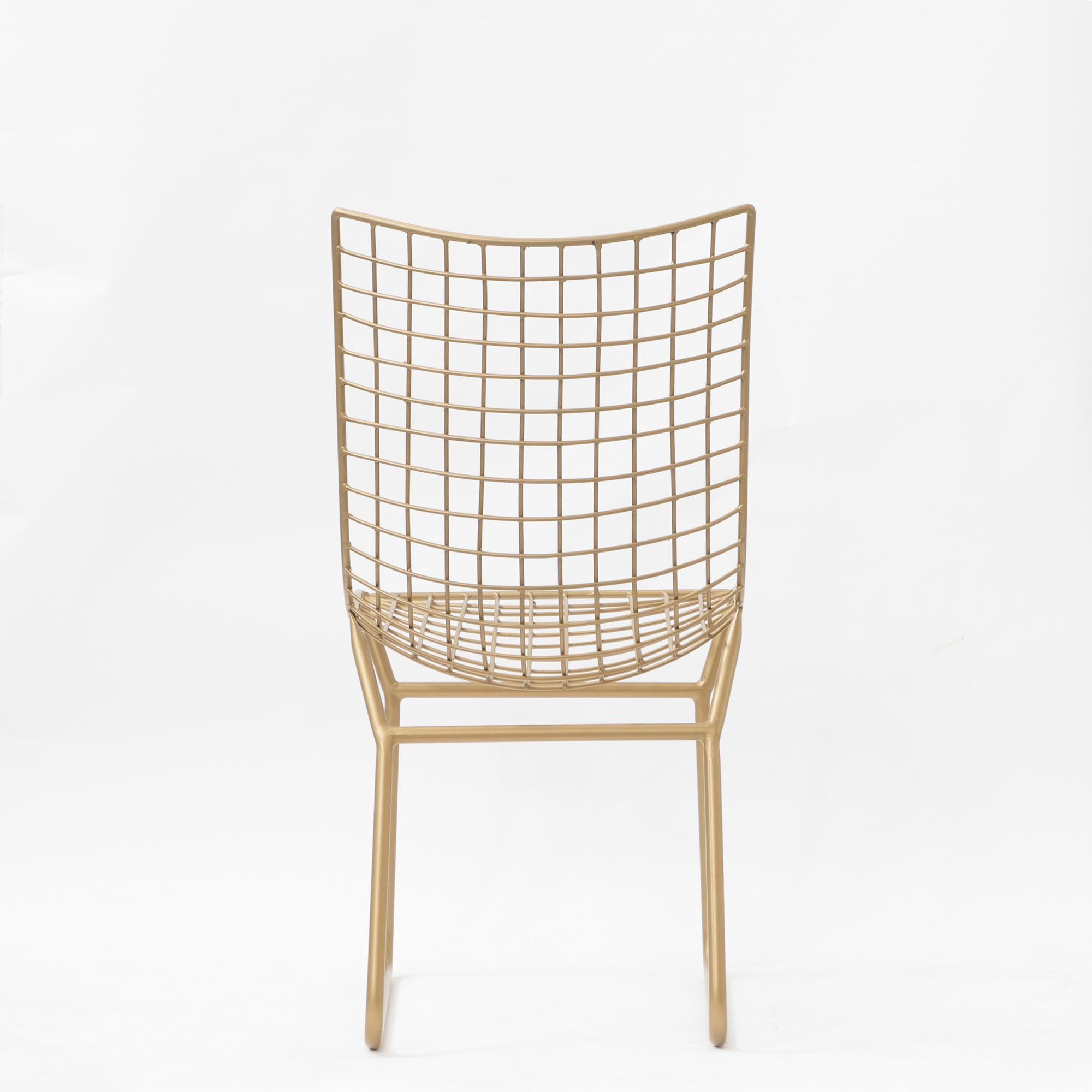 Brass metal 2025 chair