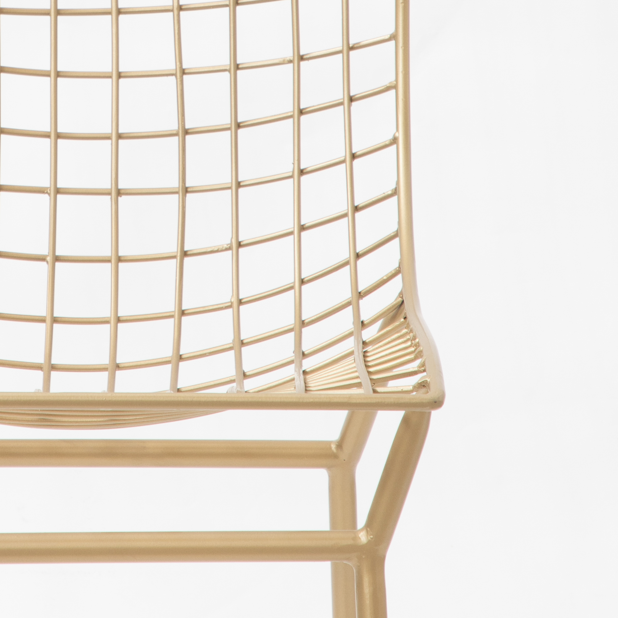 Brass wire chair new arrivals