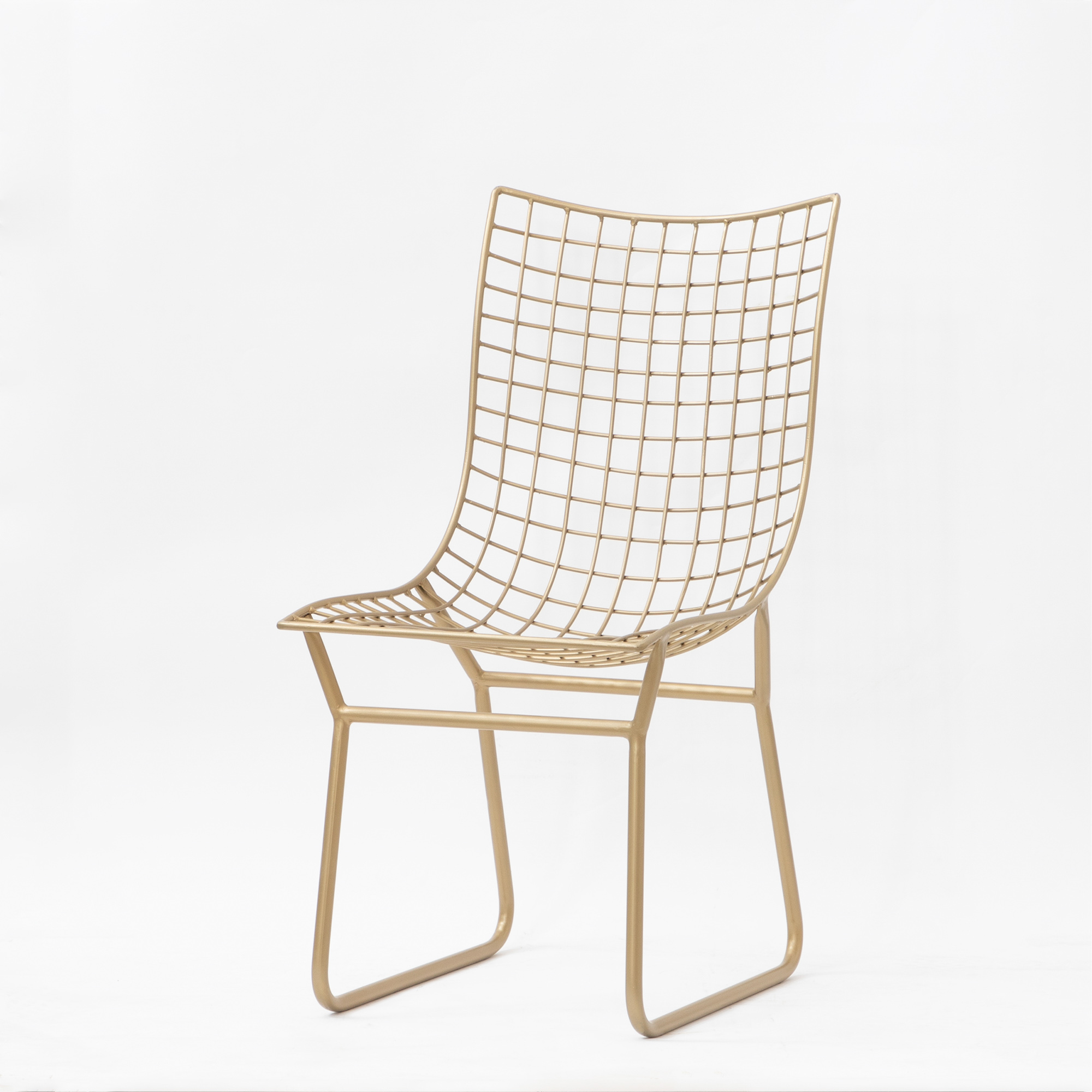 Metal shop wire chair