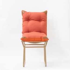 ROSSO METAL CHAIR WITH TIE-UP CUSHION