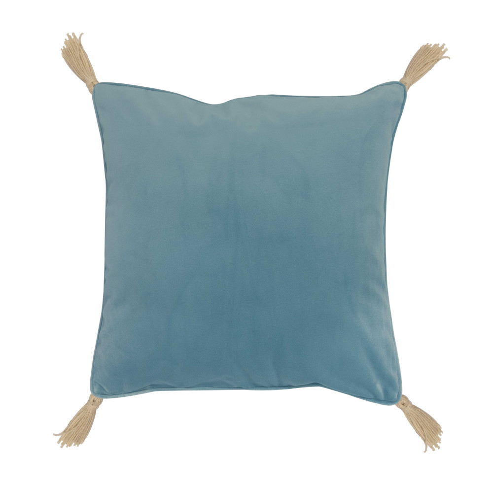Royal Samode Velvet Dusk Blue Cushion Cover