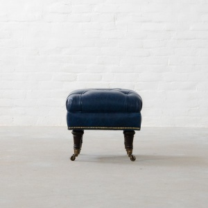 Ryan Upholstered Leather Ottoman
