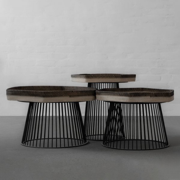 Sabang Hexagon Handwoven Coffee Table