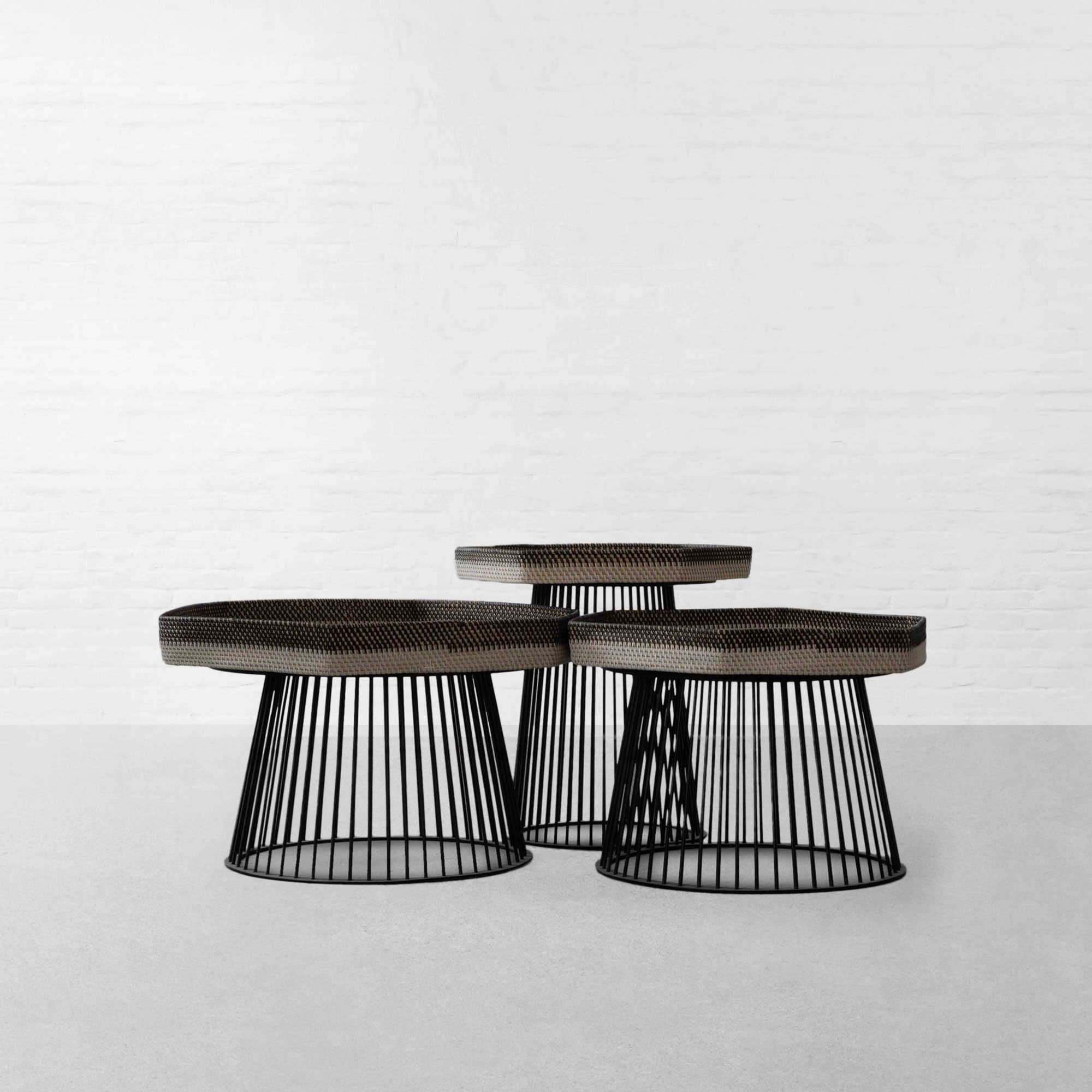 SABANG HEXAGON HANDWOVEN COFFEE TABLE