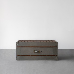 Samode Leather Trunk Coffee Table