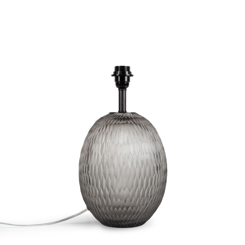 Scales Glass Lamp Stand-Grey