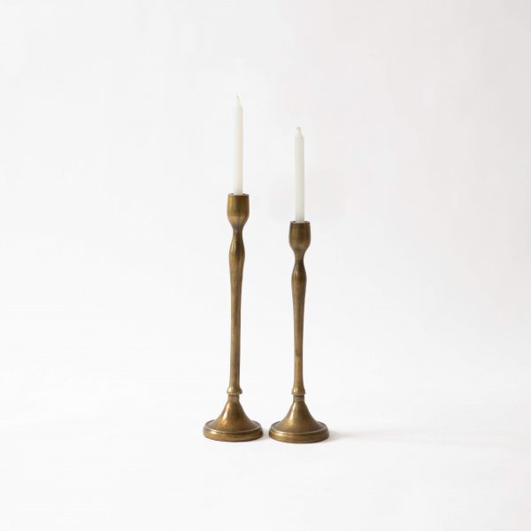 Sconce Candle Stand - Antique Brass