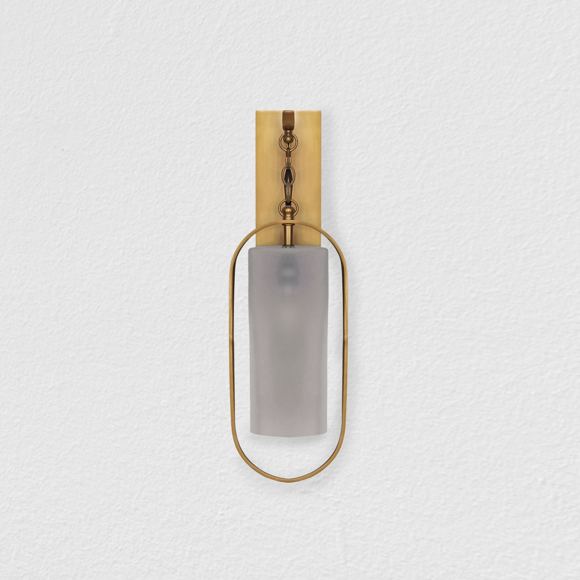 SEATTLE WALL SCONCE-ANTIQUE BRASS