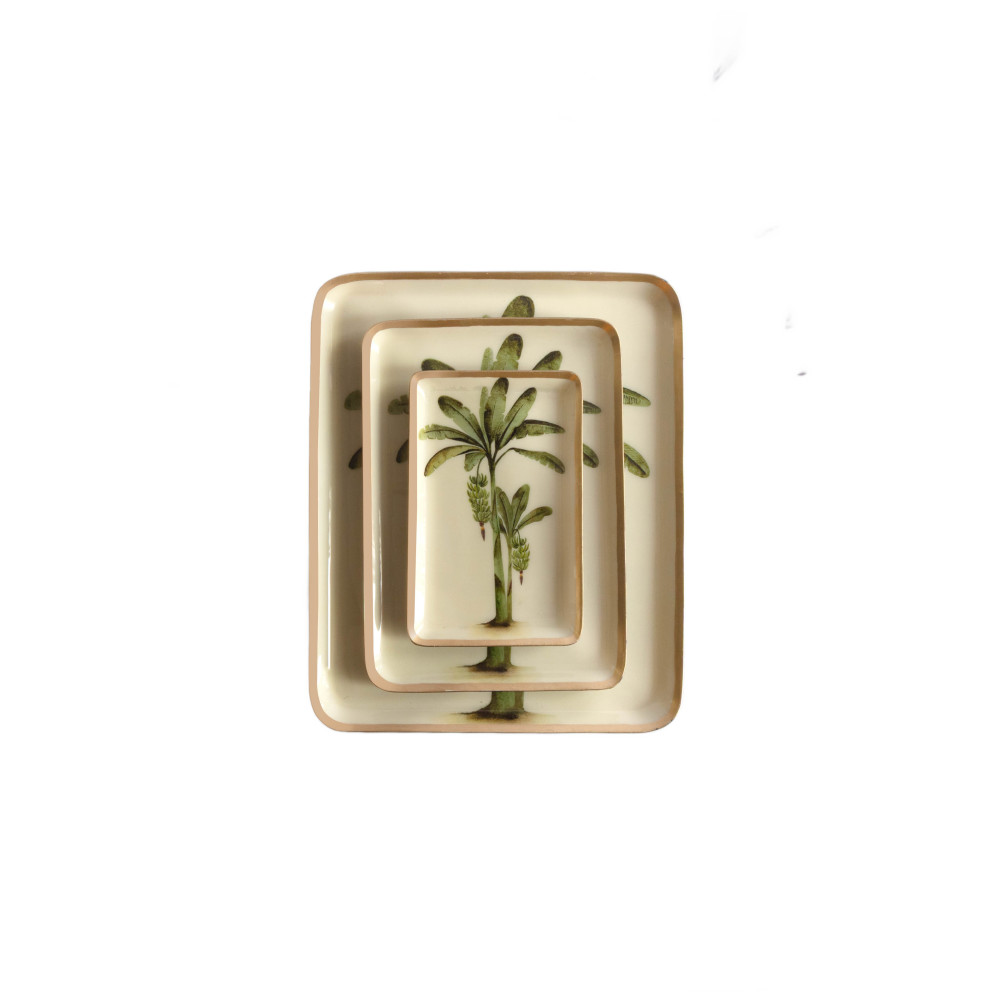 Banana Tree Decorative Tray Set