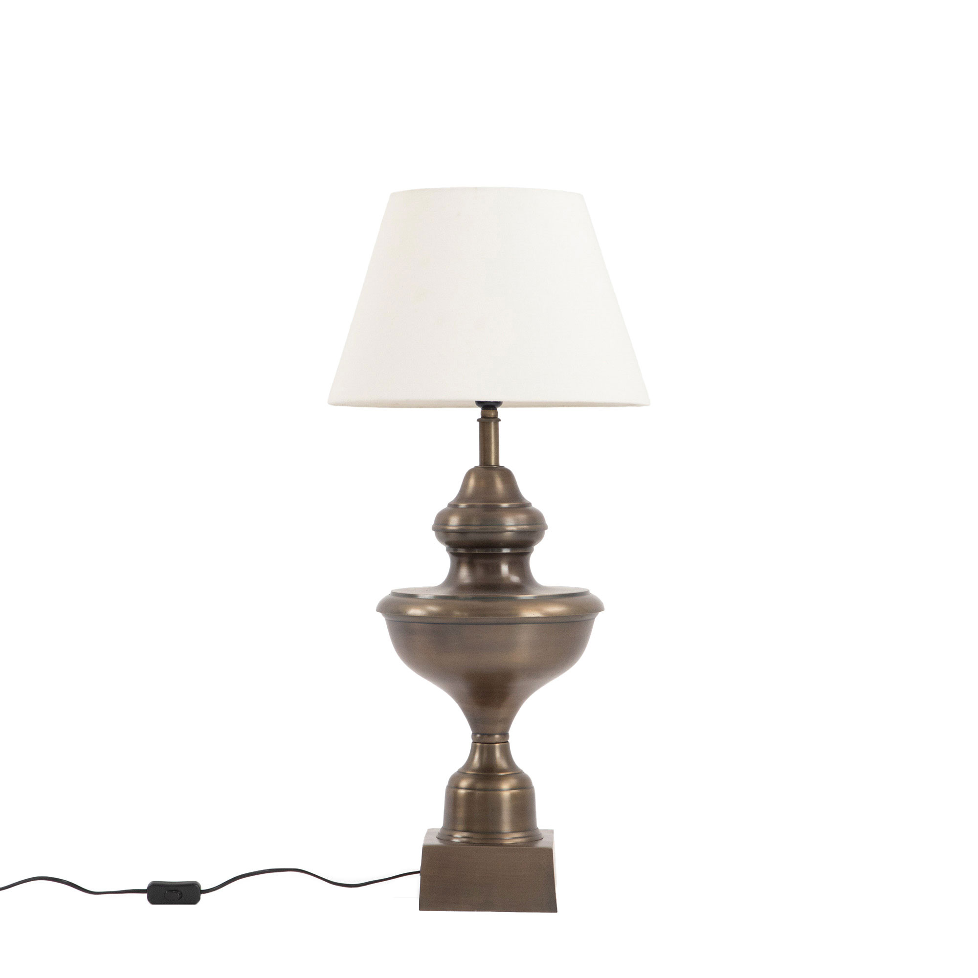 SIACHEN LAMP STAND-ANTIQUE BRASS