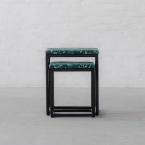 Siena Upholstered Nesting Side Table