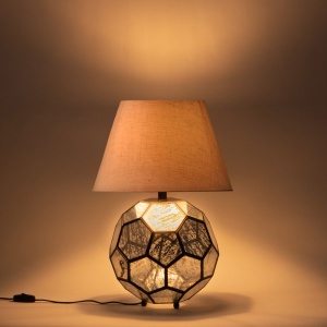 Sienna Metal and Glass Table Lamp