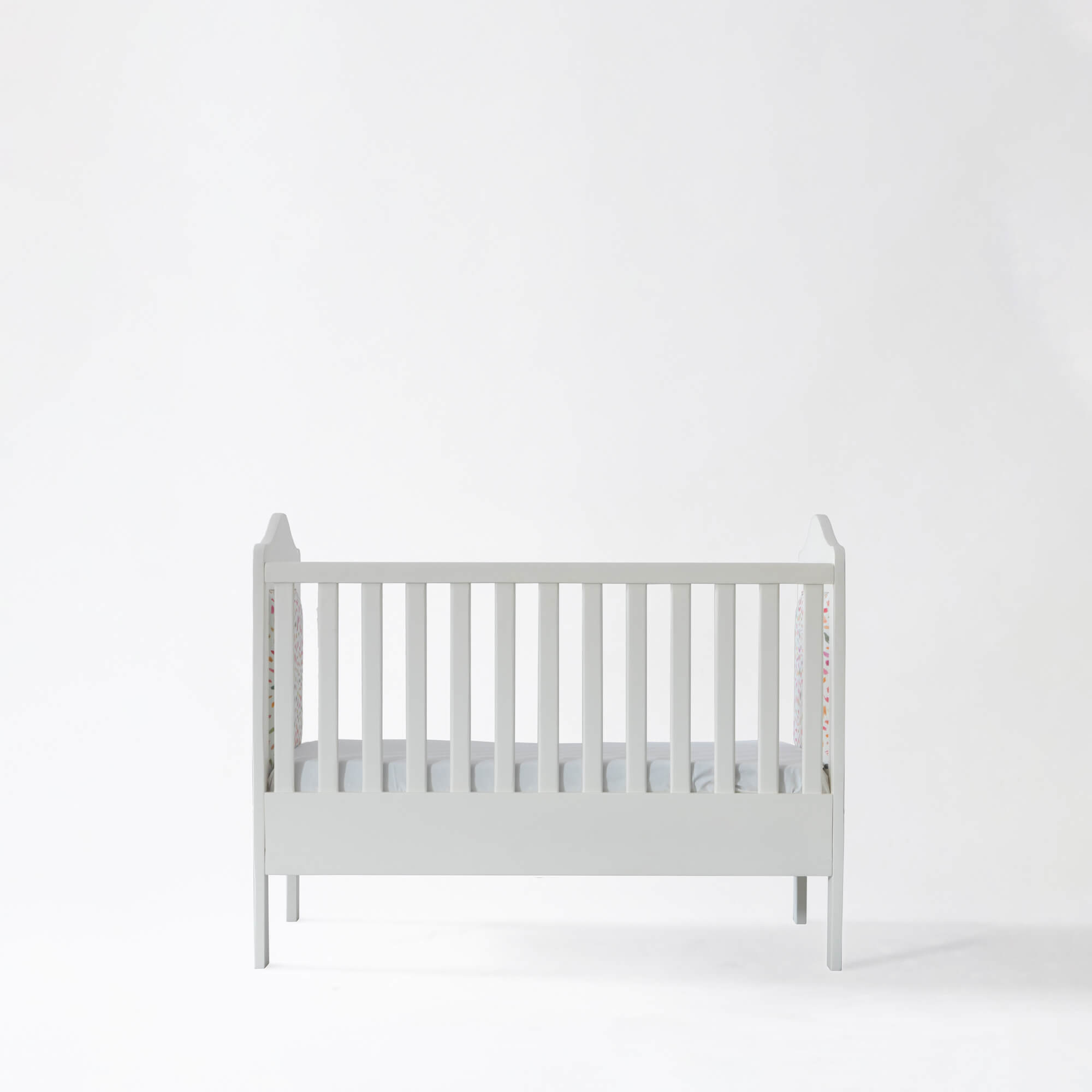 Snuggles Upholstered Baby Co-Bed (3 Walls)