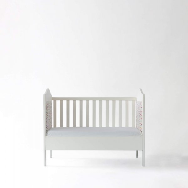 Snuggles Upholstered Baby Co-Bed (3 Walls)