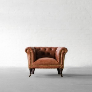 Regiment Leather Armchair