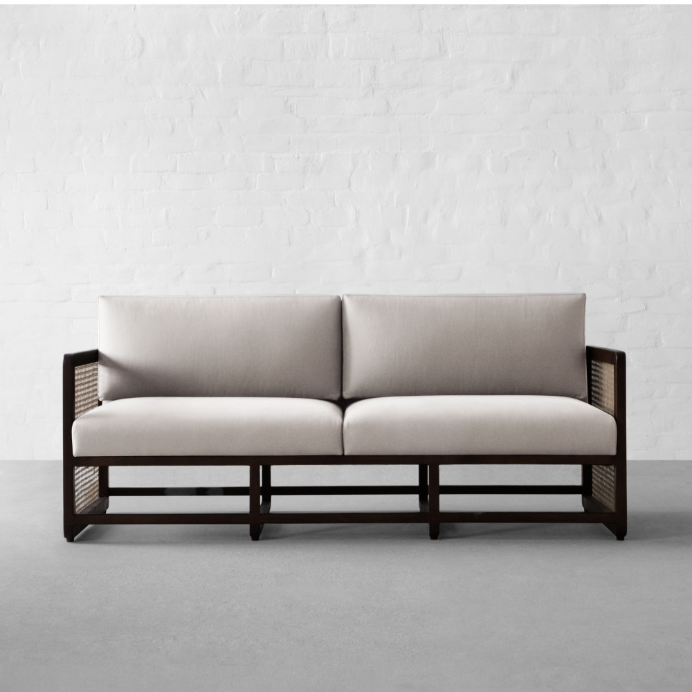 Southampton Rattan Fabric Sofa