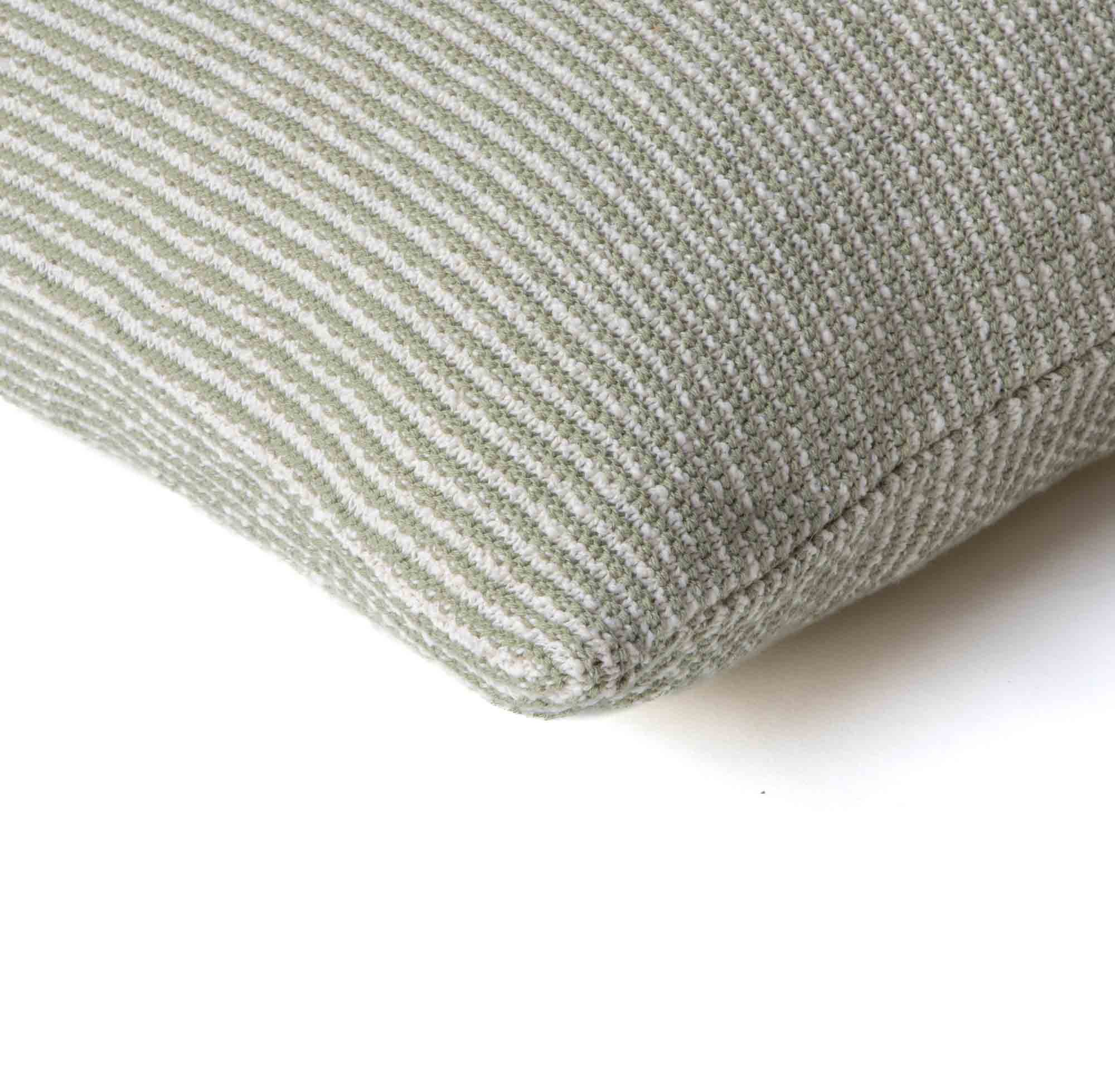 Speckled Knit Cushion Cover - Dusty Green