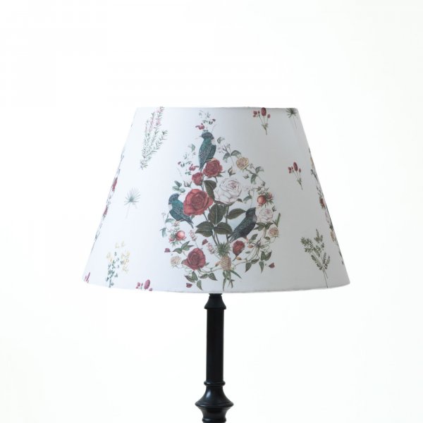 Cottage Bell Lampshade-Starlings at Queen Mary&#039;s Garden-Ivory (Large)