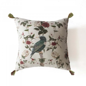 Starlings at the Rose Garden - Day Cushion Cover