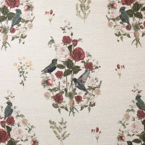 Starlings at Queen Mary&#039;s Garden-Ivory (Fabric Swatch)
