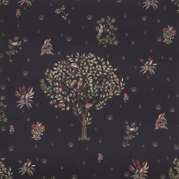 Summer Garden Night - Wallpaper Swatch 18cm x 25cm