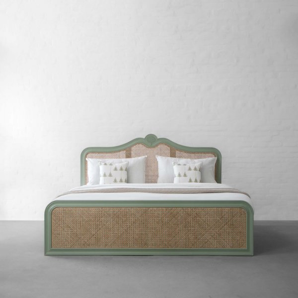 Summer Garden Rattan Bed with Drawer Storage