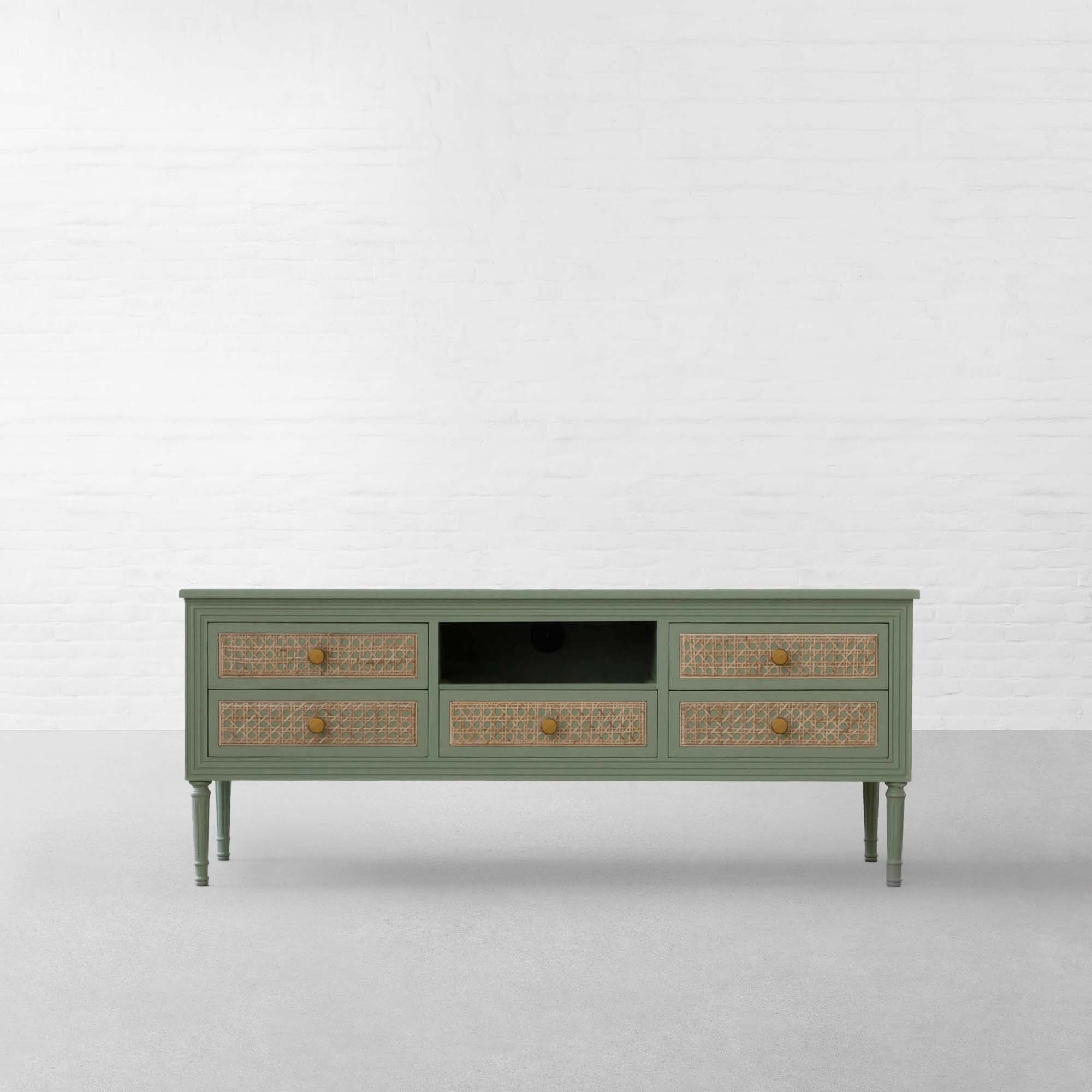 SUMMER GARDEN TV UNIT WITH SET TOP BOX SLOT