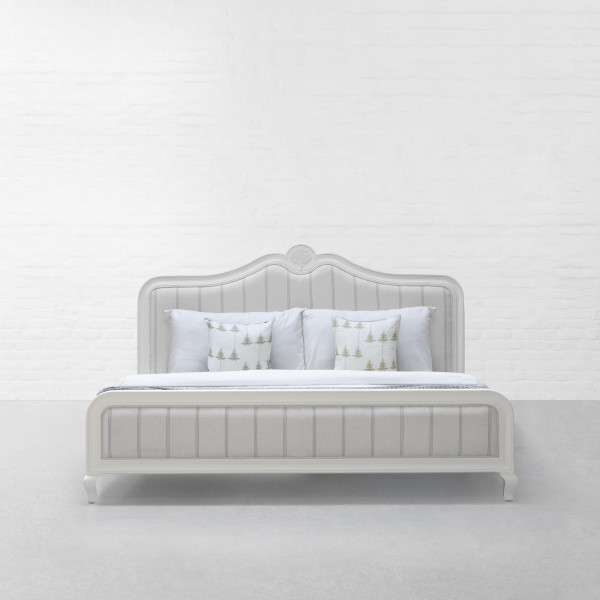 Summer Garden Upholstered Bed Without Storage-King Size