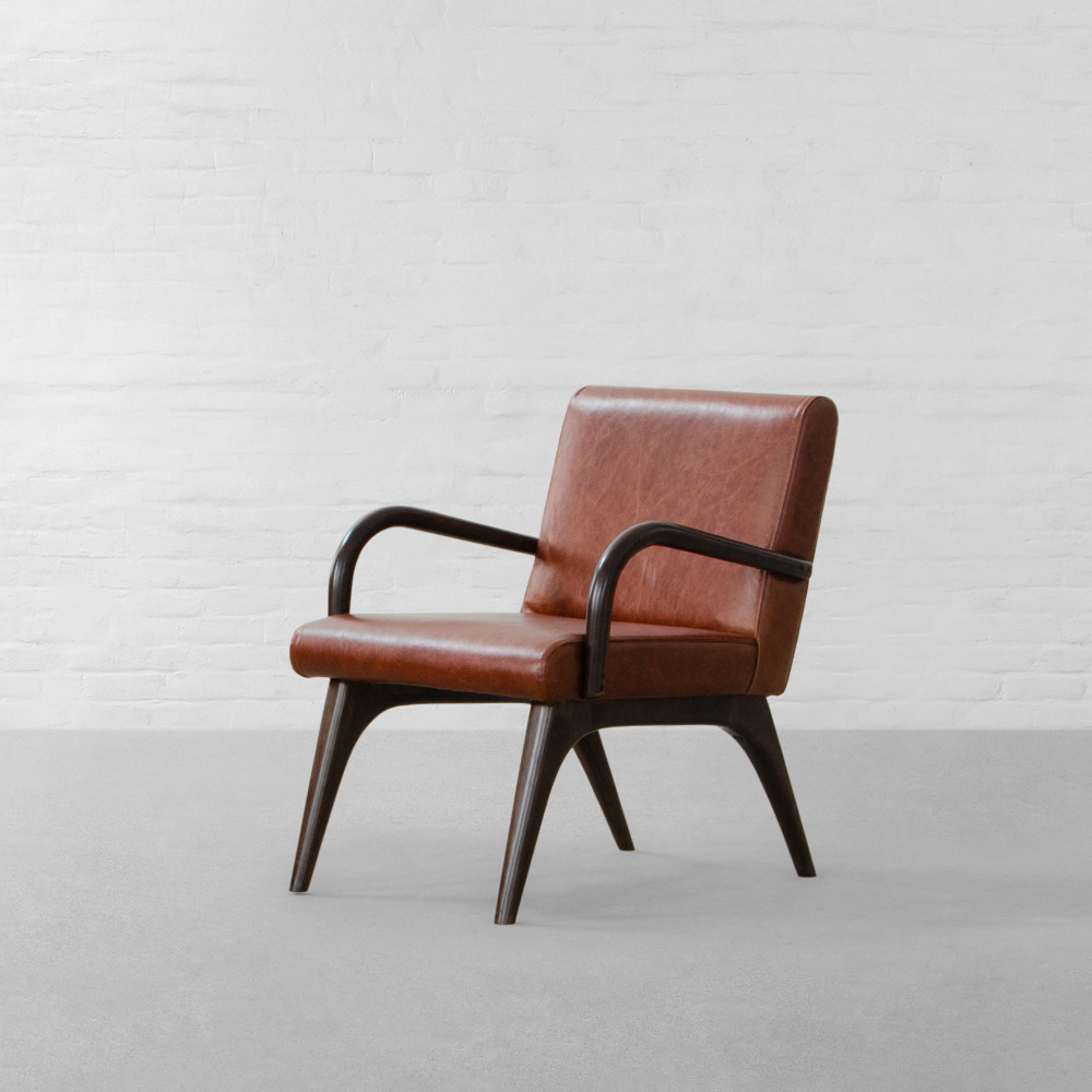 The Bombay House Leather Armchair