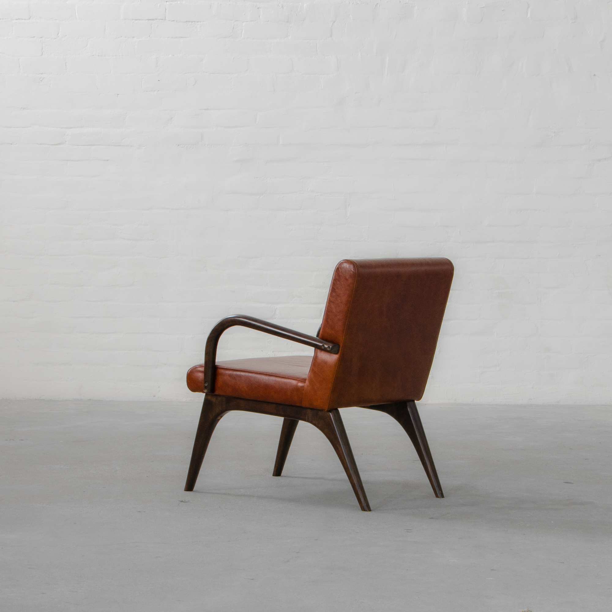 The Bombay House Leather Armchair