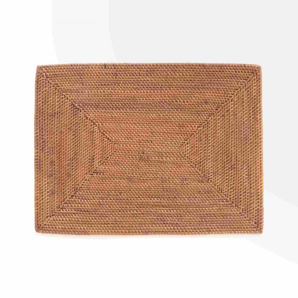 Tioman Handwoven Rectangular Table Mat - Natural