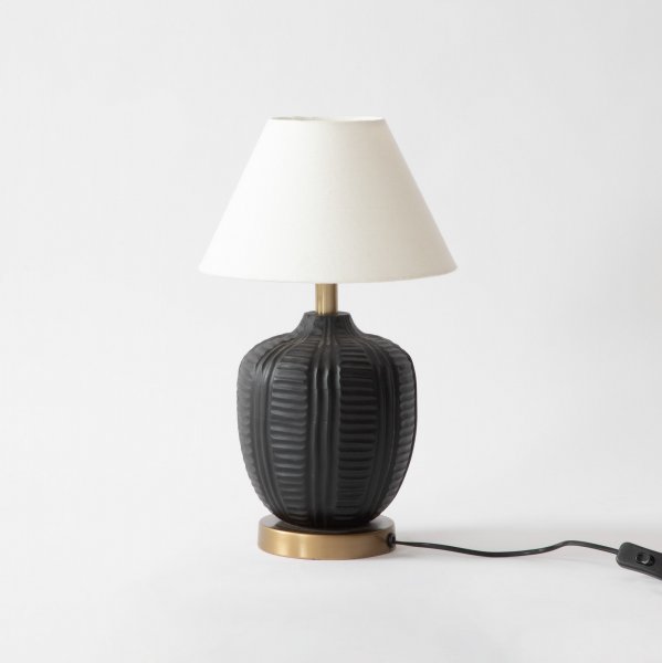 Tuscany Wooden Table Lamp - Ebony